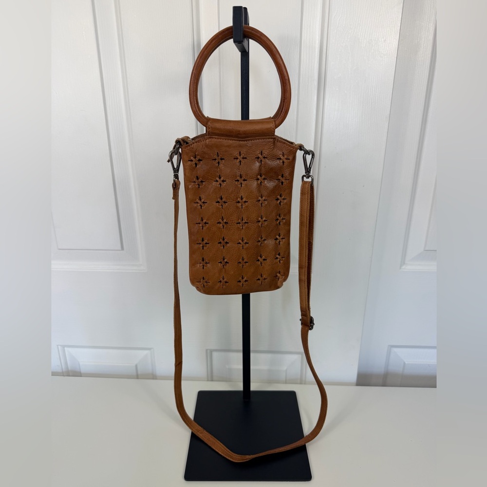 Latico Leather Cooper‎ Leather Crossbody Bag In Cognac